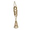 Kurt Adler 12-Inch Unlit Gold Glittered 6-Point Star Tree Topper
